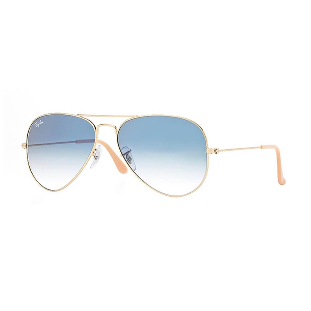 Ray Ban Aviator Blue Gradient Sunglasses